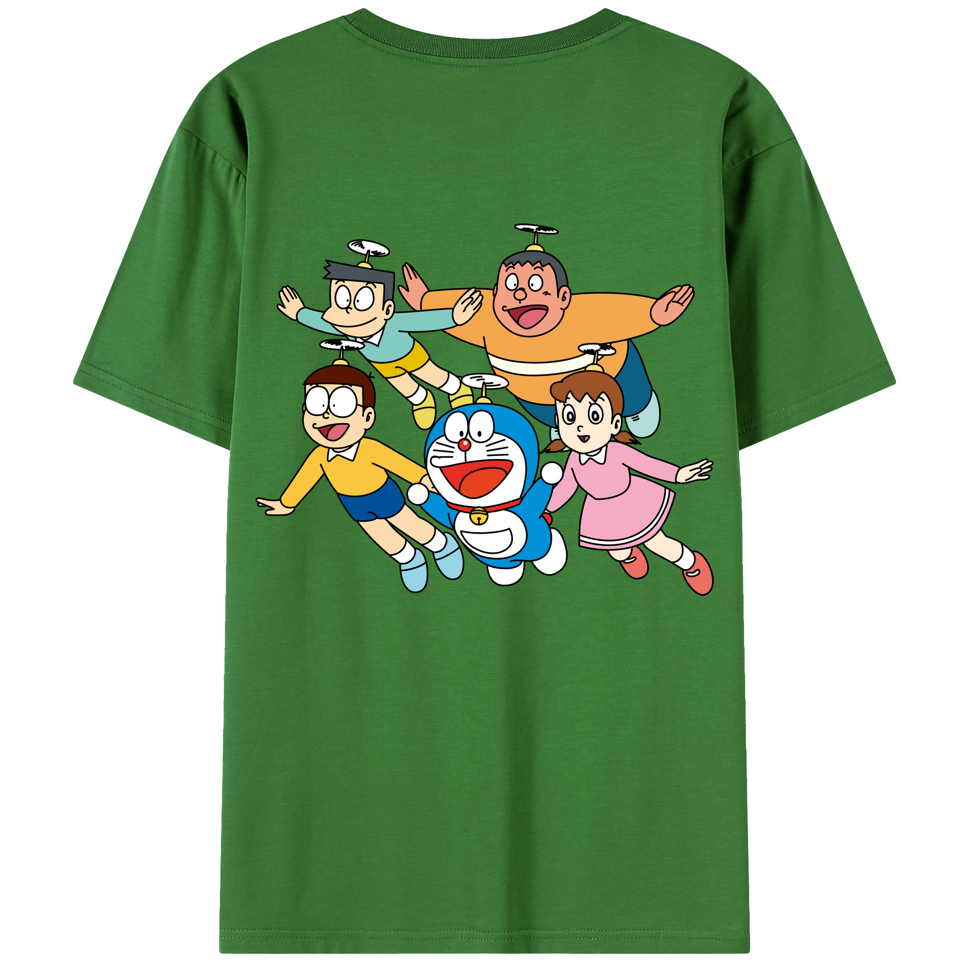 （画像用） ドラえもん 骨川 スネ夫 Doraemon Honekawa Suneo レディース半袖Tシャツ(バックプリント)